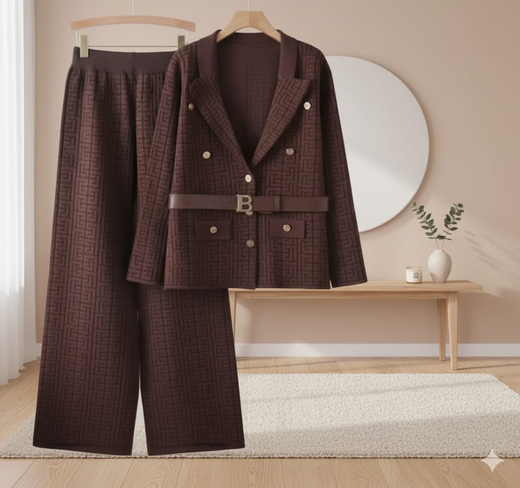 Stylish Women's Blazer and Trousers Suit Sets