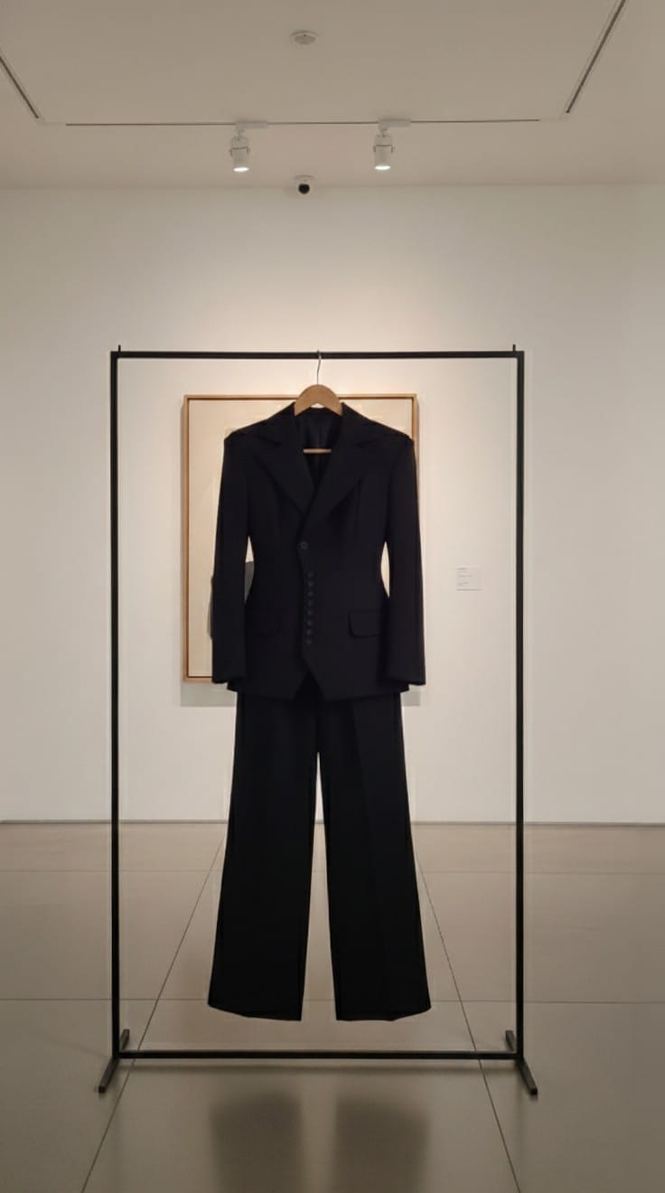 Premium Black Power Suit for Women | Elegant Formal Blazer & Wide-Leg Pant Set | Luxury Office & Event Wear