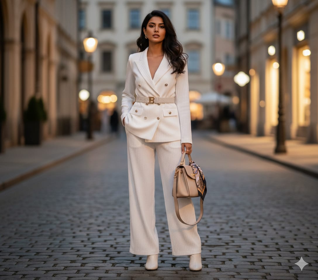 Stylish Women's Blazer and Trousers Suit Sets