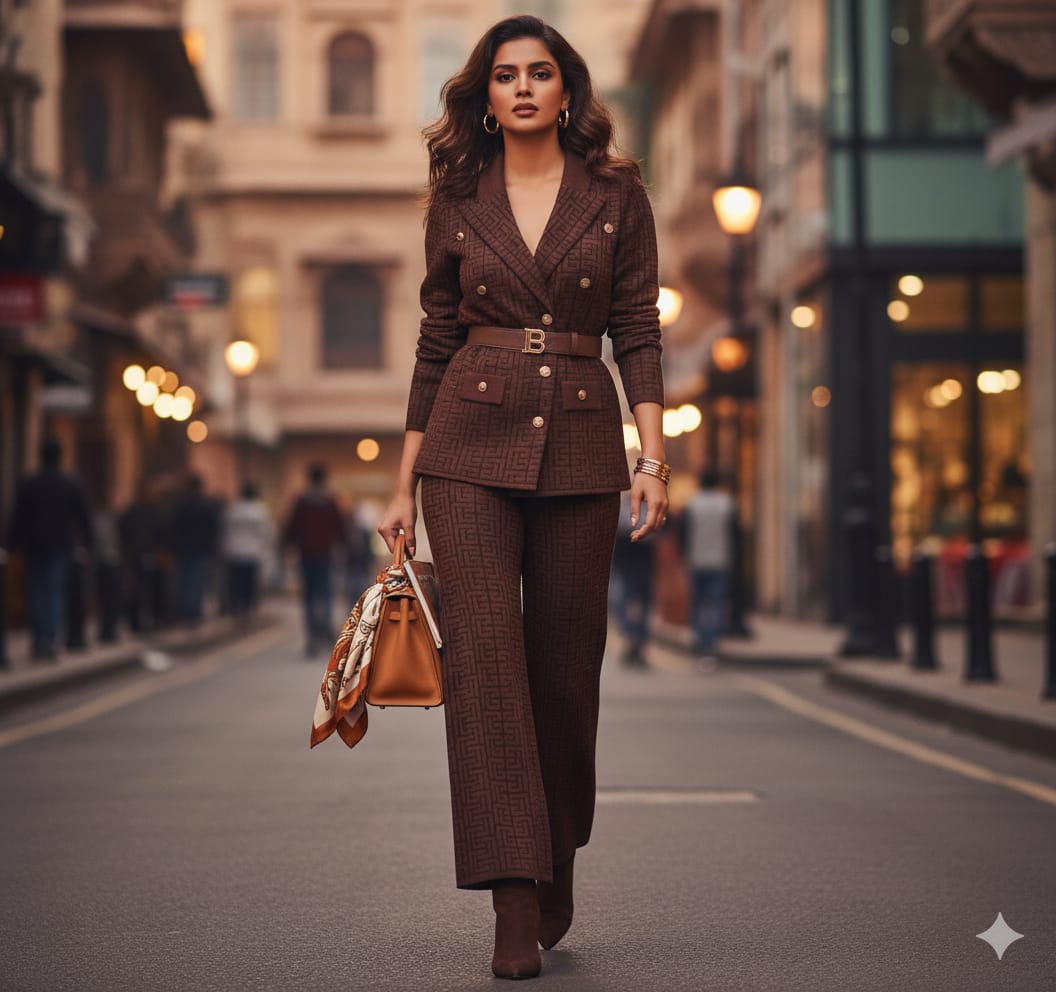 Stylish Women's Blazer and Trousers Suit Sets